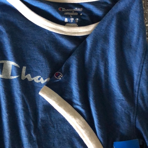 Men’s Authentic Champion Ringer Tee Size Large - Picture 4 of 4